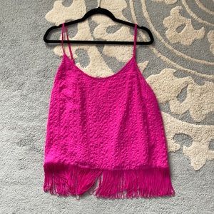 Lilly Pulitzer hot pink tank top